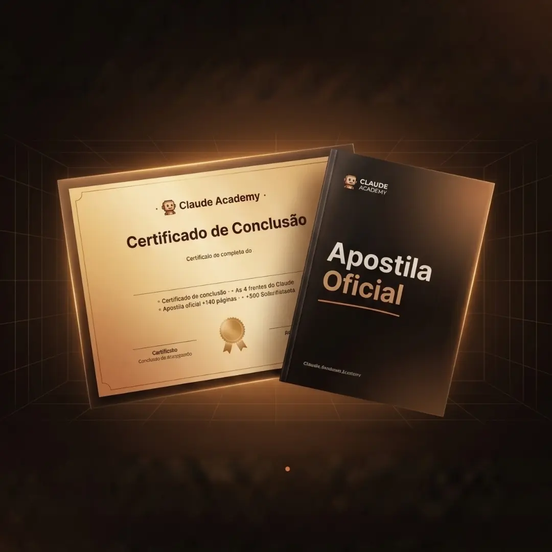 Certificado de Conclusão e Apostila Oficial do Claude Academy